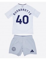 Leicester City Facundo Buonanotte #40 Alternativní dres pro děti 2024-25 Krátký Rukáv (+ trenýrky)